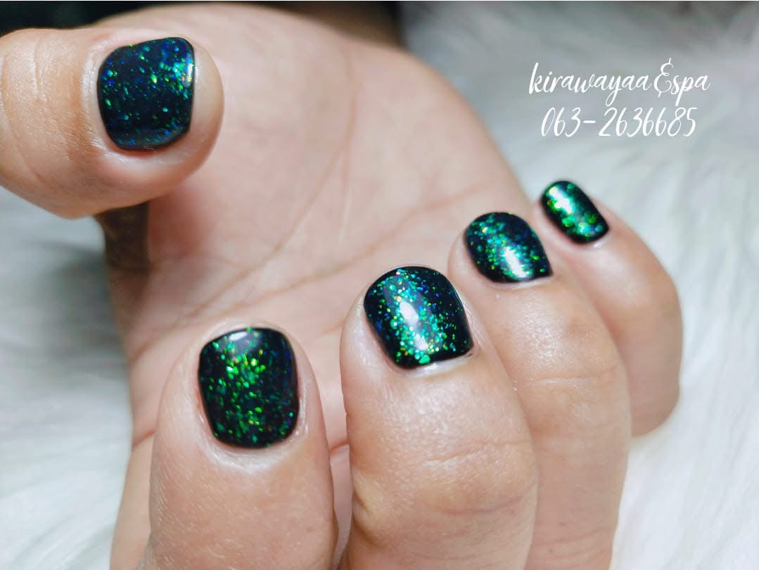 เล็บเจล สีกากเพรช