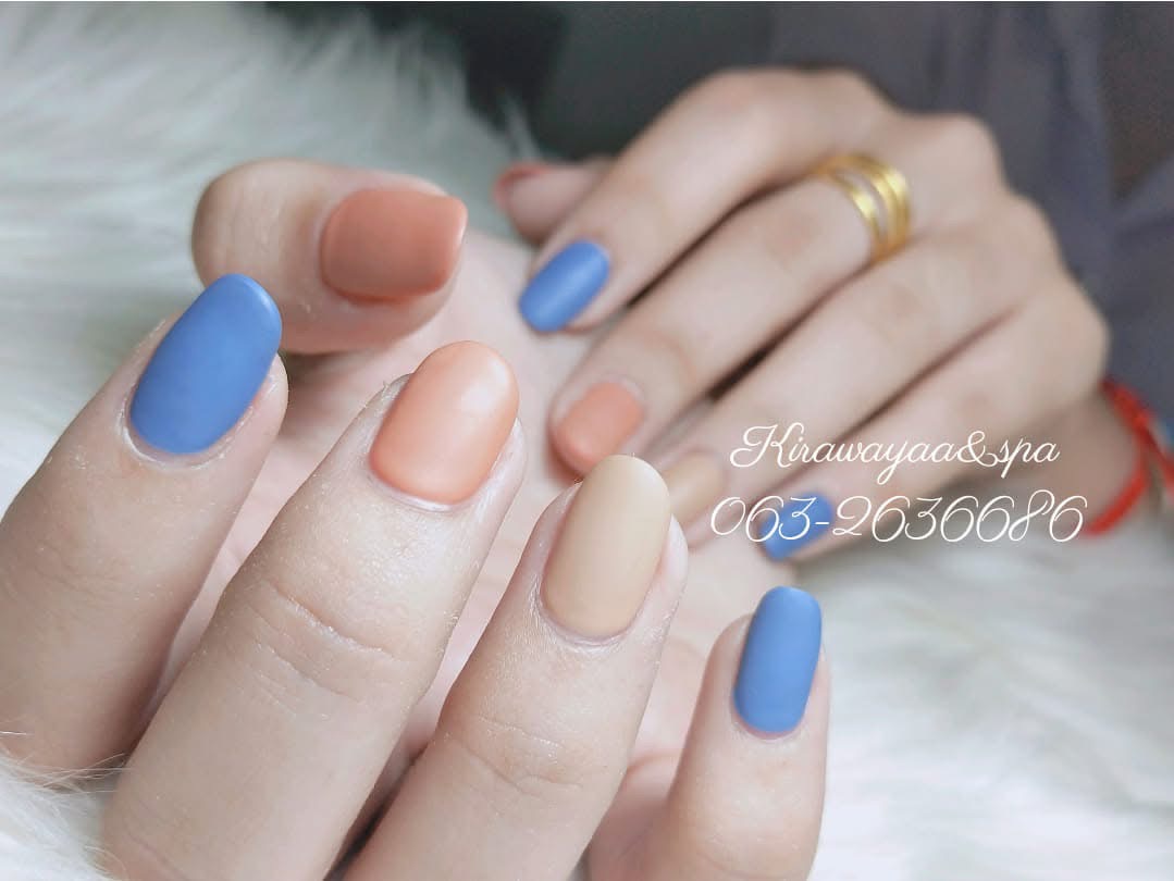 เล็บเจล สีพื้น