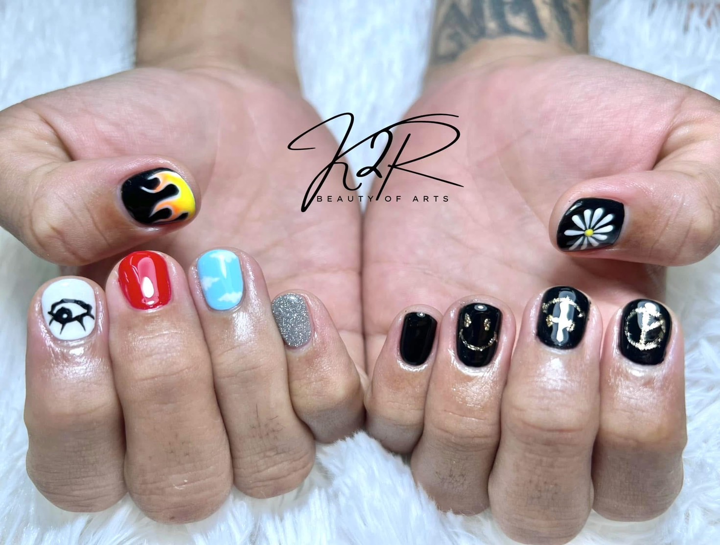 เล็บเจล เพ้นท์ลาย